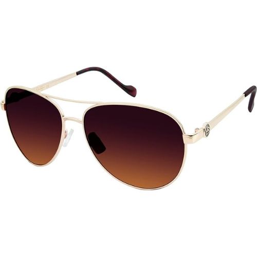 Jessica Simpson Women's Stylish Aviator Sunglasses (Christmas Gift For Wife )