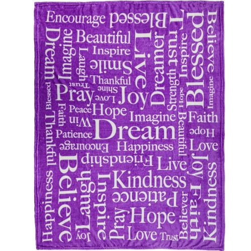 Inspiring Messages Super Plush Blanket