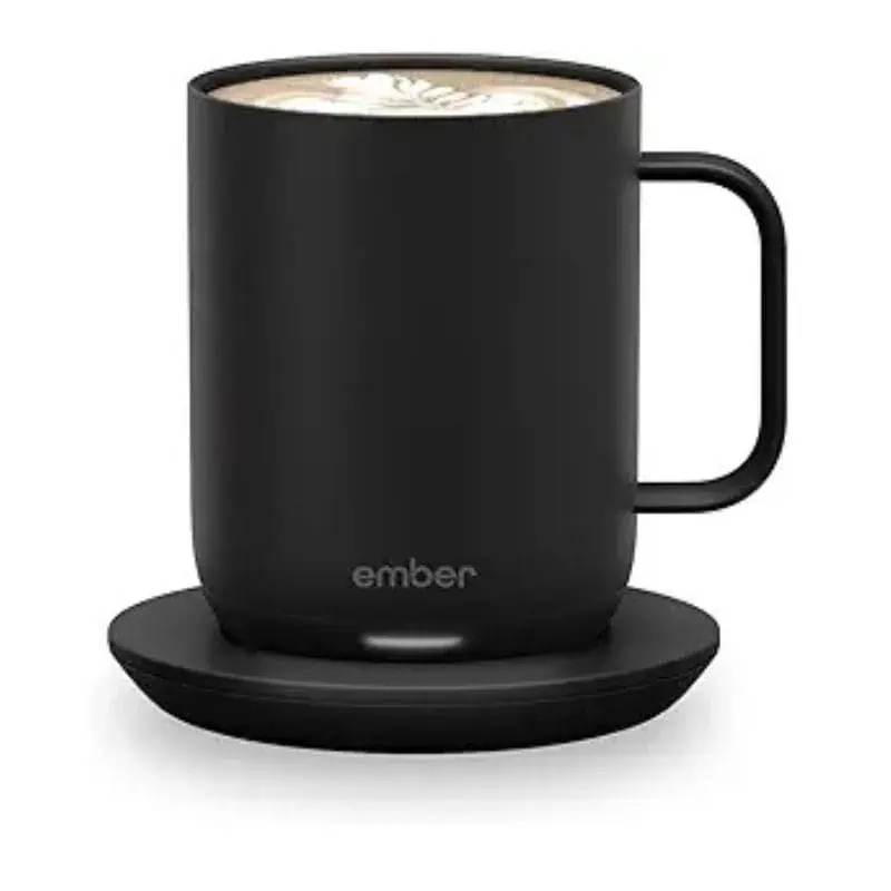 Ember Temperature Control Smart Mug 2, 10 Oz, App-Controlled Heated Coffee Mug with 80 Min Battery Life and Improved Design, Black - gift idea for parents