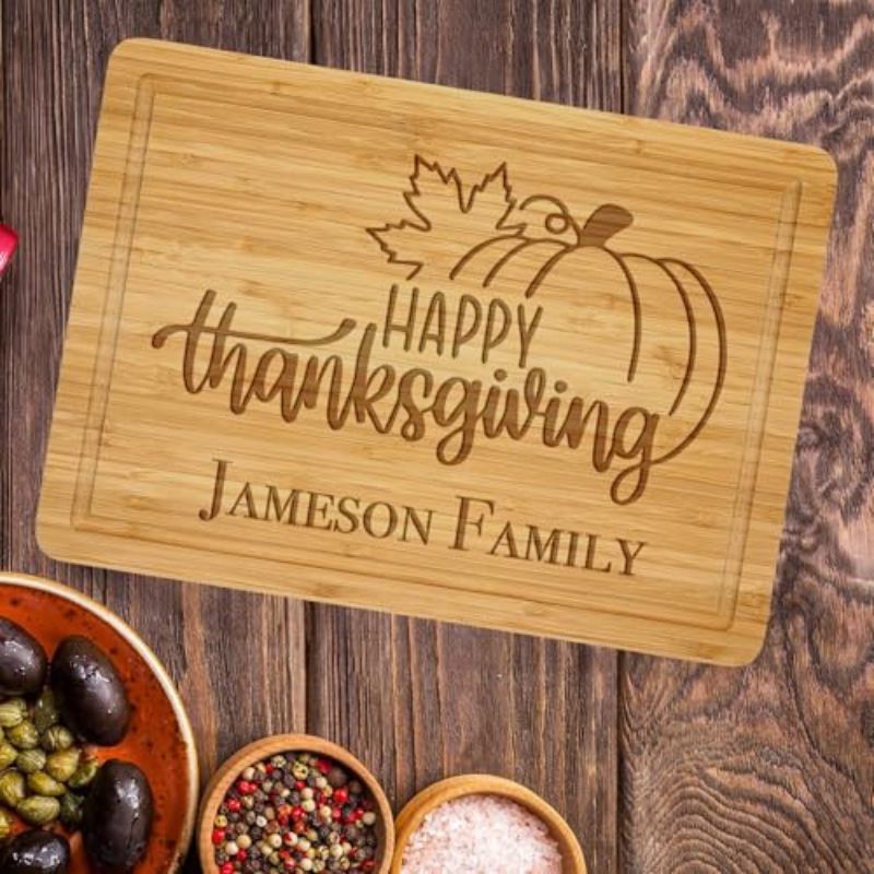 Happy Thanksgiving Cutting Board ​ - best thanksgiving gift ideas