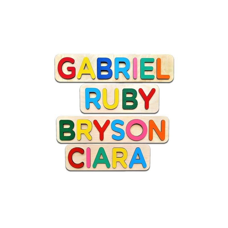 Personalized Wooden Name Puzzle for Kids ​