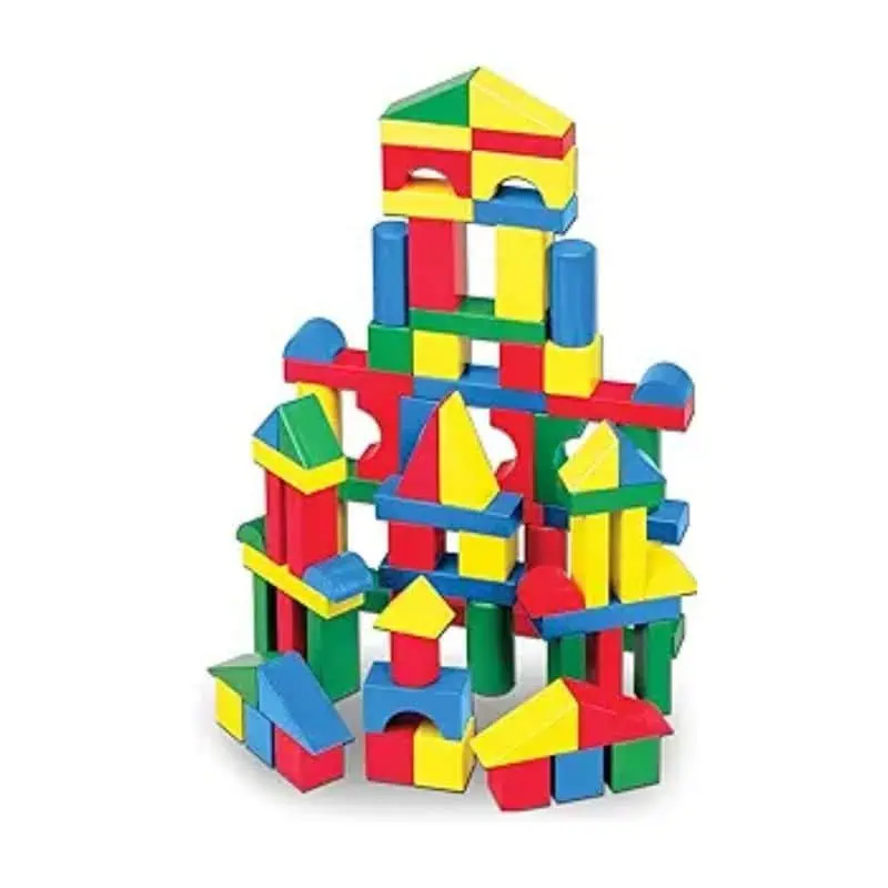 Melissa & Doug Wooden Building Blocks Set ​