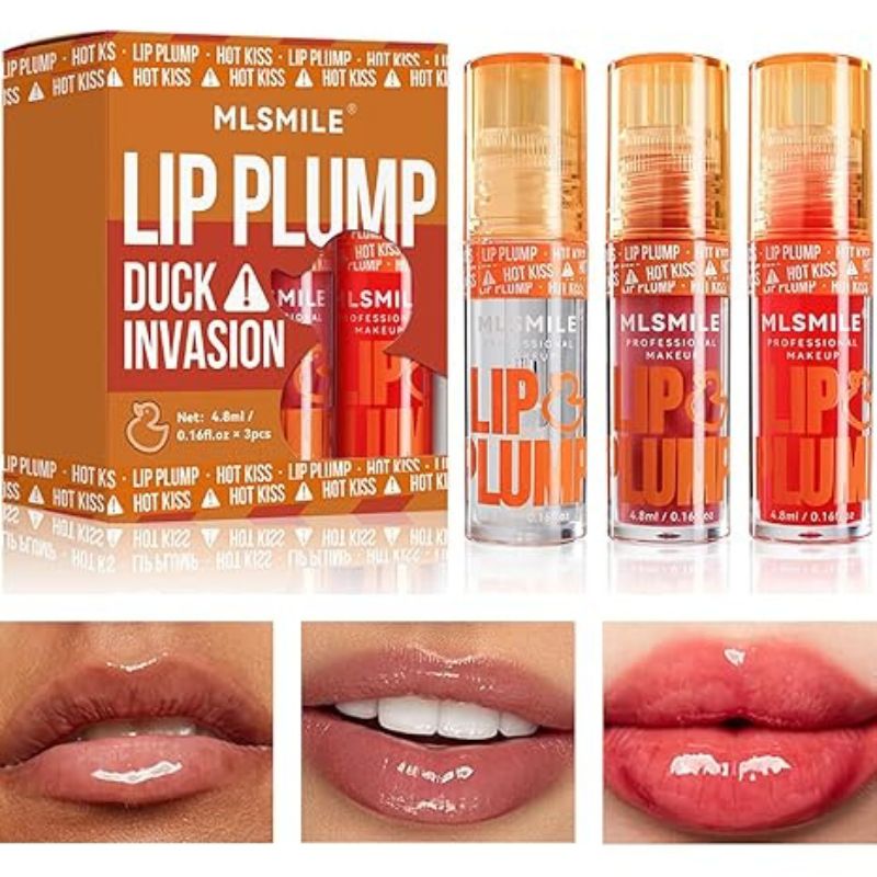 3 Colors Duck Lip Plump High Pigment Plumping Lip Gloss (SET B) ​- makeup gift set