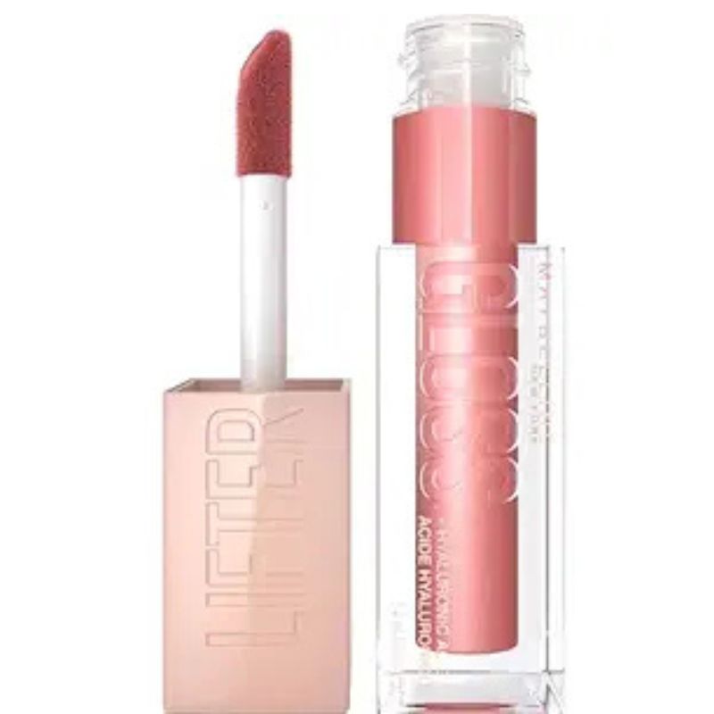 Maybelline Lifter Gloss with Hyaluronic Acid – Moon (Nude Pink with Multicolored Pearl) ​ - elf makeup gift sets