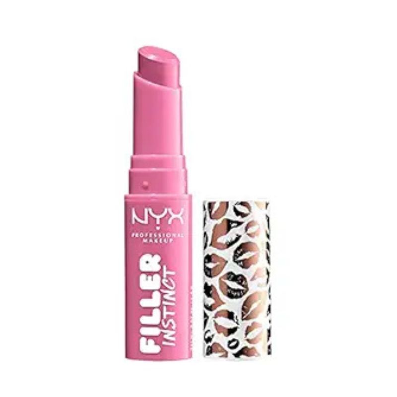 NYX PROFESSIONAL MAKEUP Filler Instinct Plumping Lip Color, Lip Balm - Miami Nights (Hot Pink) - gift ideas for makeup lovers