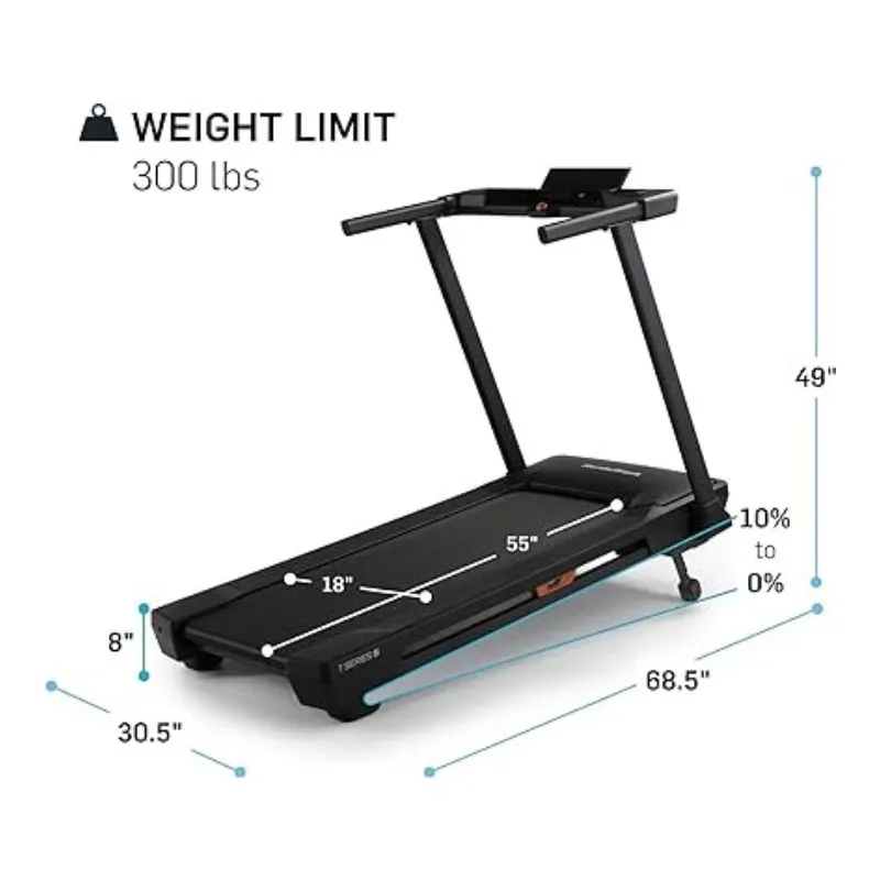 NordicTrack T Series 5 Treadmill + 30-Day iFIT Membership - best treadmills under 1000