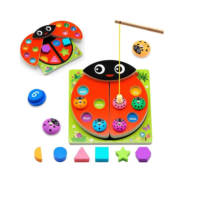 Counting Ladybugs Montessori Toy​ - gifts for 2 year old boy